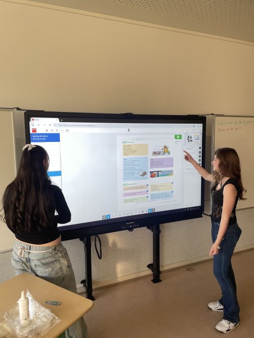 digitale Tafel English